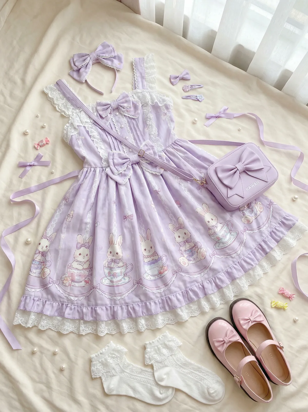 相亲对象是问题儿童未增删樱花 Lolita穿搭灵感分享